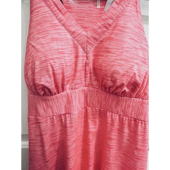 ZX Outdoor Lifestyle Active Dress, Racer Back With Padded Bra, Coral Size S, NWT - Picture 7 of 14